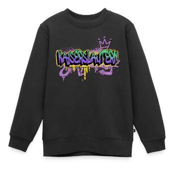 Kaiserslautern Deutschland Graffiti Spray Sprayer - Kinder Premium Organic Sweatshirt - Schwarz - Vorne - AI Model Kid Female (0cm)