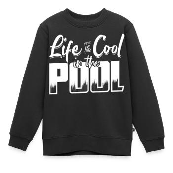 Maître nageur - Sweat Premium enfant bio - noir - Devant - AI Model Kid Female (0cm)