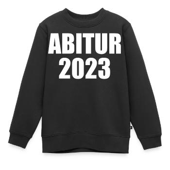Abitur 2023 - Kinder Premium Organic Sweatshirt - Schwarz - Vorne - AI Model Kid Female (0cm)