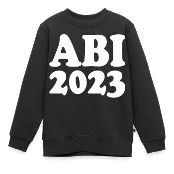 Abi 2023 - Kinder Premium Organic Sweatshirt - Schwarz - Vorne - AI Model Kid Female (0cm)