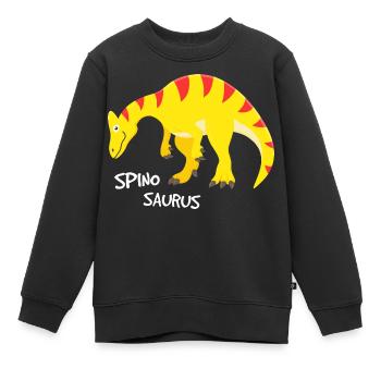 Spinosaurus - Kinder Premium Organic Sweatshirt - Schwarz - Vorne - AI Model Kid Female (0cm)