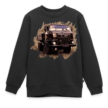 IFA L60 Kipper - Kinder Premium Organic Sweatshirt - Schwarz - Vorne - AI Model Kid Female (0cm)