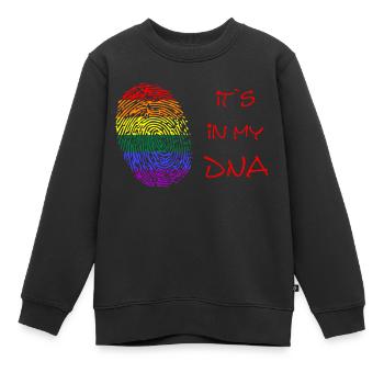 Lgbtq, LGBTQ, LGBT, lgbt - Kinder Premium Organic Sweatshirt - Schwarz - Vorne - AI Model Kid Female (0cm)