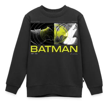 The Flash And Batman Future And Past - Kids Premium Organic Sweatshirt - black - Front - AI Model Kid Female (0cm)