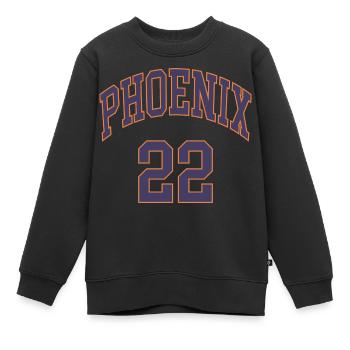 Phoenix 22 - Kinder Premium Organic Sweatshirt - Schwarz - Vorne - AI Model Kid Female (0cm)