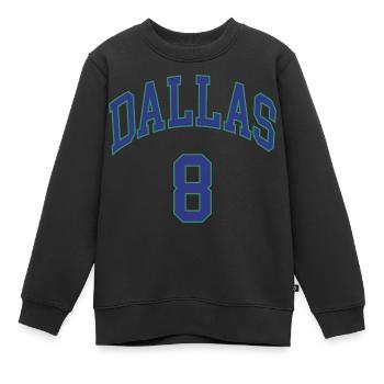 Dallas 8 - Sweat Premium enfant bio - noir - Devant - AI Model Kid Female (0cm)