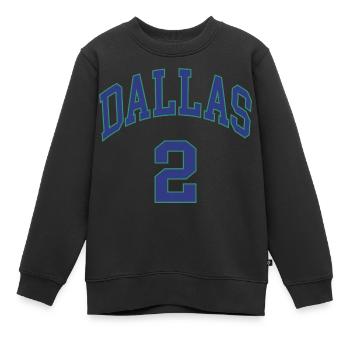 Dallas 2 - Sweat Premium enfant bio - noir - Devant - AI Model Kid Female (0cm)