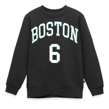 Boston 6 - Kinder Premium Organic Sweatshirt - Schwarz - Vorne - AI Model Kid Female (0cm)