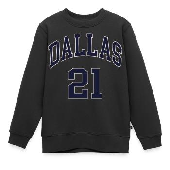 Dallas 21 - Sweat Premium enfant bio - noir - Devant - AI Model Kid Female (0cm)