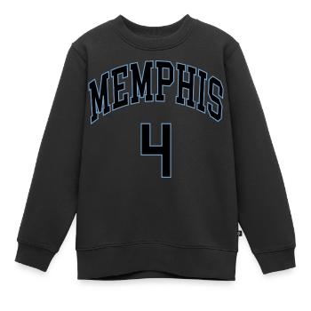 Memphis 4 - Kinder Premium Organic Sweatshirt - Schwarz - Vorne - AI Model Kid Female (0cm)