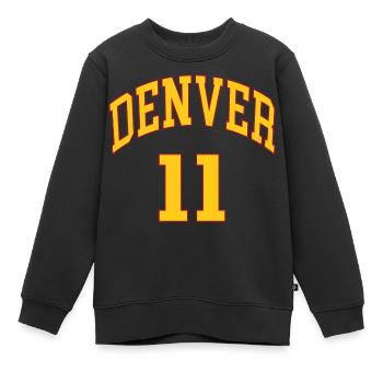 Denver 11 - Sweat Premium enfant bio - noir - Devant - AI Model Kid Female (0cm)