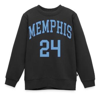 Memphis 24 - Kinder Premium Organic Sweatshirt - Schwarz - Vorne - AI Model Kid Female (0cm)