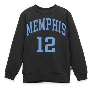 Memphis 12 - Kinder Premium Organic Sweatshirt - Schwarz - Vorne - AI Model Kid Female (0cm)
