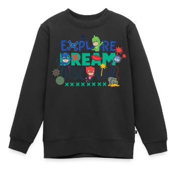 PJ Masks Explore Dream Discover - Sweat Premium enfant bio - noir - Devant - AI Model Kid Female (0cm)