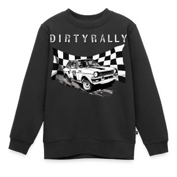 Sale Rallye - Sweat Premium enfant bio - noir - Devant - AI Model Kid Female (0cm)