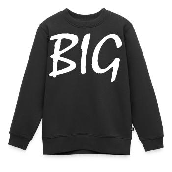 Big - Kinder Premium Organic Sweatshirt - Schwarz - Vorne - AI Model Kid Female (0cm)