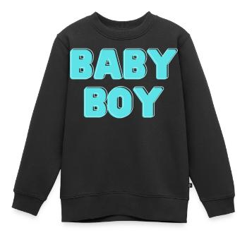 Garçonnet - Sweat Premium enfant bio - noir - Devant - AI Model Kid Female (0cm)