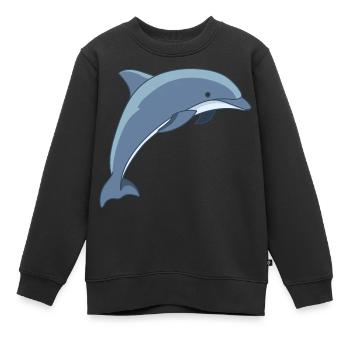 Meerestiere - Kinder Premium Organic Sweatshirt - Schwarz - Vorne - AI Model Kid Female (0cm)