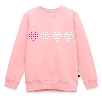Cœur vivant. - Sweat Premium enfant bio - rose - Devant - AI Model Kid Female (0cm)