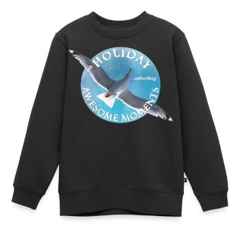 Vacances Voyage Loisirs - Sweat Premium enfant bio - noir - Devant - AI Model Kid Female (0cm)