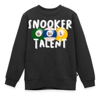 Billard Snooker Pool Spruch - Kinder Premium Organic Sweatshirt - Schwarz - Vorne - AI Model Kid Female (0cm)