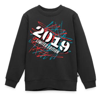 Édition limitée 2019 - Sweat Premium enfant bio - noir - Devant - AI Model Kid Female (0cm)