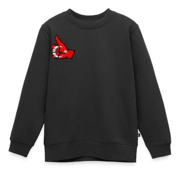 Türkei Flagge alles klar Symbol used - Kinder Premium Organic Sweatshirt - Schwarz - Vorne - AI Model Kid Female (0cm)