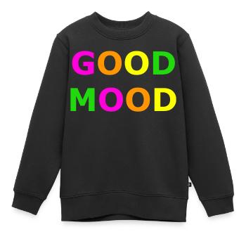Bonne humeur - Sweat Premium enfant bio - noir - Devant - AI Model Kid Female (0cm)