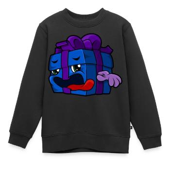 Christmas Gift Cartoon - Kinder Premium Organic Sweatshirt - Schwarz - Vorne - AI Model Kid Female (0cm)