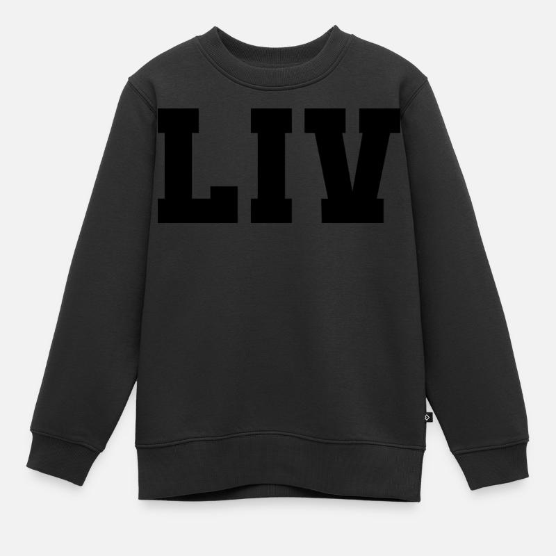 Nom - Liv - Sweat Premium enfant bio - noir