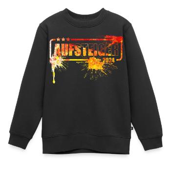 Aufsteiger 2024 Aufstiegstrikot 24 - Kinder Premium Organic Sweatshirt - Schwarz - Vorne - AI Model Kid Female (0cm)