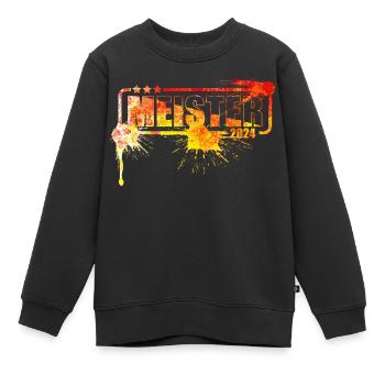 Meister 2024 Aufstiegstrikot Aufstieg 24 - Kinder Premium Organic Sweatshirt - Schwarz - Vorne - AI Model Kid Female (0cm)
