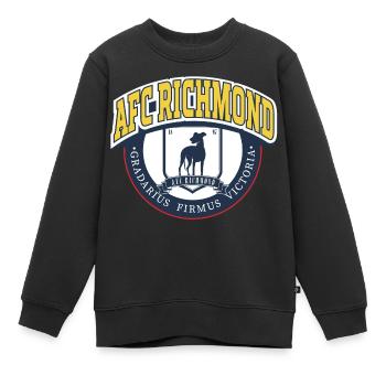 Ted Lasso AFC Richmond Logo - Kinder Premium Organic Sweatshirt - Schwarz - Vorne - AI Model Kid Female (0cm)