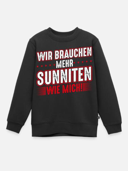 Hatay Sunniten Antakya - Kinder Premium Organic Sweatshirt - Schwarz