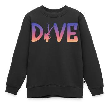 Dive, Diver, Scuba Diving - Kinder Premium Organic Sweatshirt - Schwarz - Vorne - AI Model Kid Female (0cm)