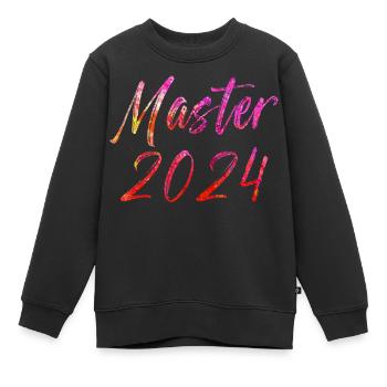 Master 2024 - Kinder Premium Organic Sweatshirt - Schwarz - Vorne - AI Model Kid Female (0cm)