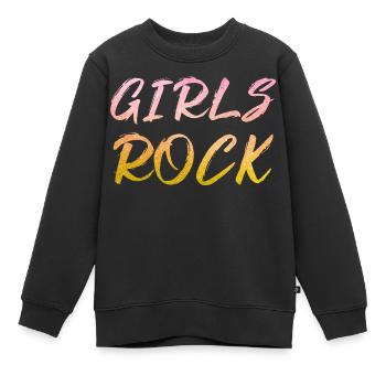 Internationaler Frauentag - Kinder Premium Organic Sweatshirt - Schwarz - Vorne - AI Model Kid Female (0cm)