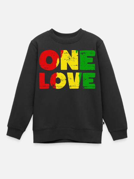 Un amour Jamaïque - Sweat Premium enfant bio - noir