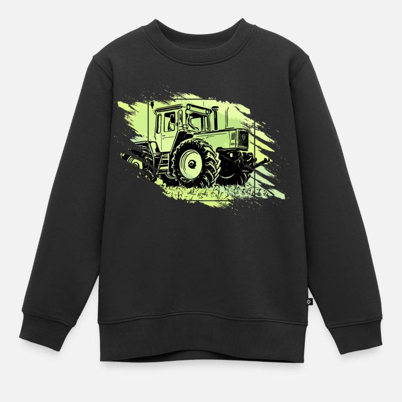 MB trac 1300 turbo - Kinder Premium Organic Sweatshirt - Schwarz