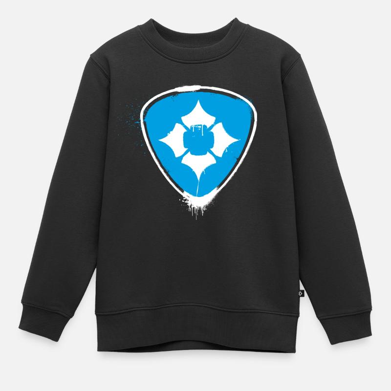 PANDORA DI'ZAIN Logo Graffiti - Kinder Premium Organic Sweatshirt - Schwarz