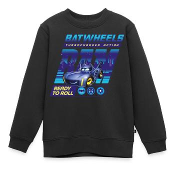 Batwheels Bam Mit Spruch Ready To Roll - Kinder Premium Organic Sweatshirt - Schwarz - Vorne - AI Model Kid Female (0cm)