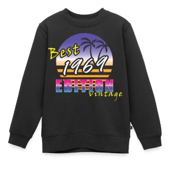Best Edition 1969 - Kinder Premium Organic Sweatshirt - Schwarz - Vorne - AI Model Kid Female (0cm)