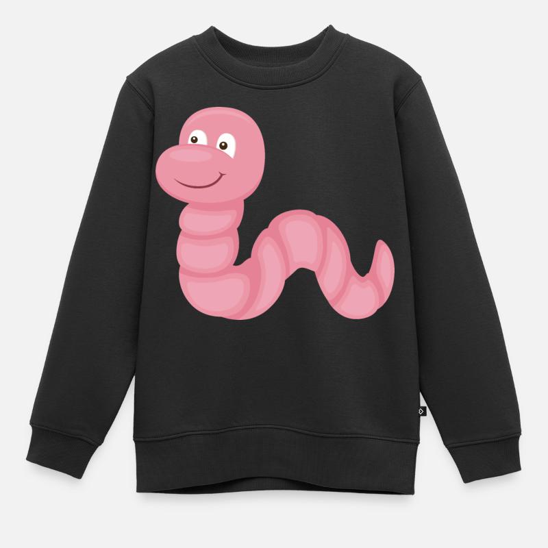 Earthworm - Kids Premium Organic Sweatshirt - black