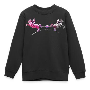 Magdeburger | Magdeburg | Halbkugel-Experiment - Kinder Premium Organic Sweatshirt - Schwarz - Vorne - AI Model Kid Female (0cm)
