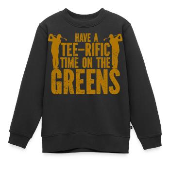 Golf - Golfclub Goldspieler Birdie Elite Luxus - Kinder Premium Organic Sweatshirt - Schwarz - Vorne - AI Model Kid Female (0cm)