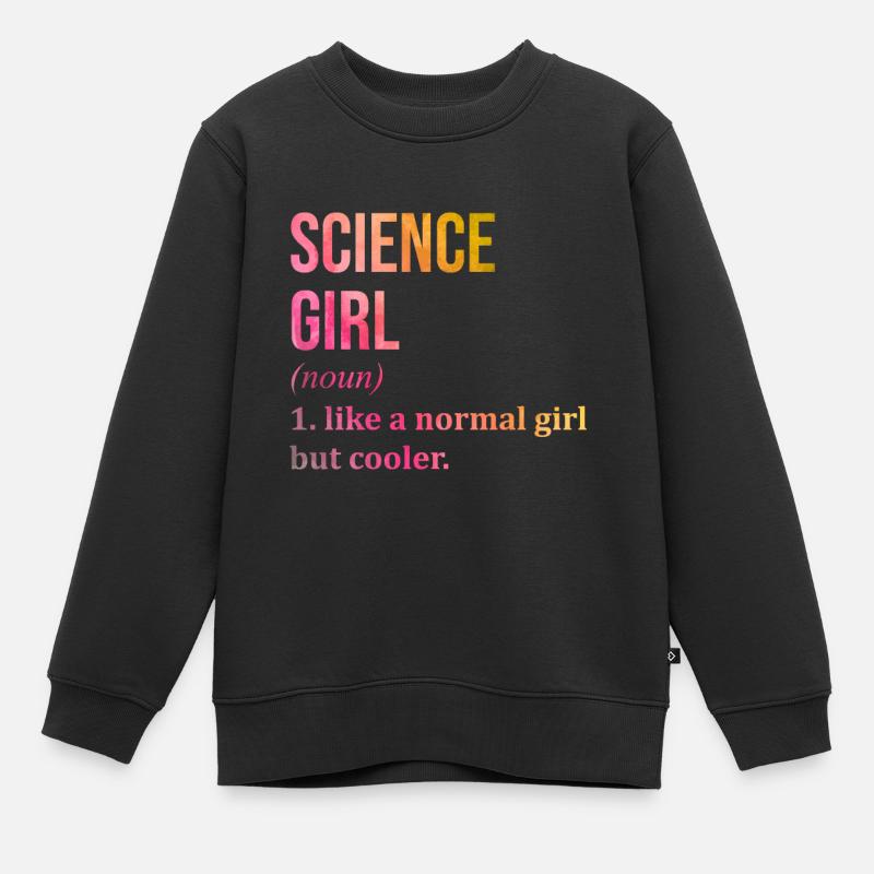 science - Sweat Premium enfant bio - noir