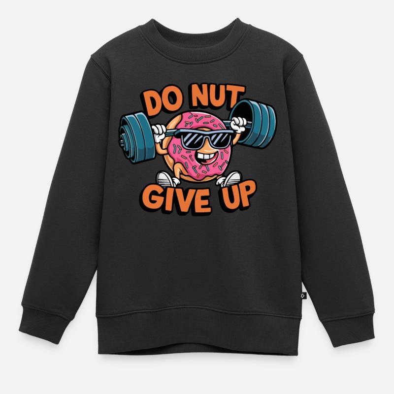 Nut abandonne-t-il ? - Sweat Premium enfant bio - noir