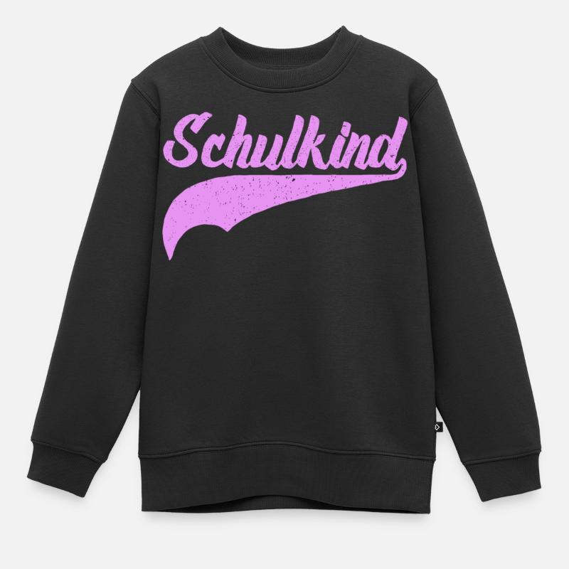 SCHULKIND 2025 - EINSCHULUNG - ERSTER SCHULTAG - Kinder Premium Organic Sweatshirt - Schwarz