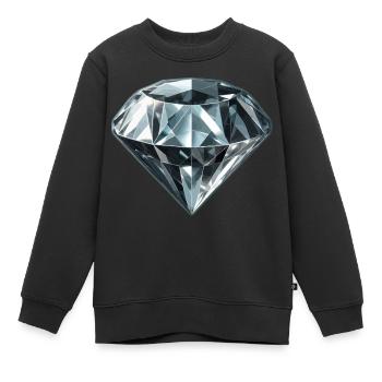 Kostbarer Diamant Edelstein - Kinder Premium Organic Sweatshirt - Schwarz - Vorne - AI Model Kid Female (0cm)