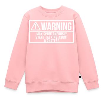 lamantin - Sweat Premium enfant bio - rose - Devant - AI Model Kid Female (0cm)
